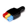 45Amp 600Vパワーバッテリーコネクタ赤、黄、青のハウジング3接点キット（ダストケーブルスリーブ付き）
