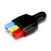 45Amp 600Vパワーバッテリーコネクタ赤、黄、青のハウジング3接点キット（ダストケーブルスリーブ付き）