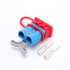 600 В, 120 ампер, синий корпус, 2-контактный разъем кабеля питания батареи, серая Т-образная ручка, красная пылезащитная крышка