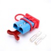 600V 120Amp Blue Housing 2 Way Battery Power Cable Connector Red T-Bar Handle and Dustproof Cover