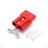 600V 120Amp Red Housing 2 Way Battery Power Cable Connector with Grey Plastic T-Bar Handle