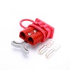 600V 120Amp Carcasa roja Conector de cable de alimentación de batería de 2 vías Manija de barra en T gris Cubierta roja a prueba de polvo