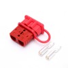 600V 120Amp Red Housing 2 Way Battery Power Cable Connector with Red Dustproof Cover