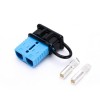 600V 175Amp Blue Housing 2 Way Battery Power Cable Connector with Black Dustproof Cover