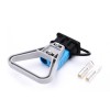 600V 175Amp Blue 2 Way Battery Power Cable Connector with Handle and Dustproof Cover