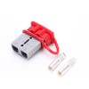 600V 175Amp Grey Housing 2 Way Battery Power Cable Connector with Red Dustproof Cover