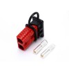 600V 175Amp Red Housing 2 Way Battery Power Cable Connector with Black Dustproof Cover