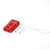 600 V 175 Ampere rotes Gehäuse 2-Wege-Batteriestromkabelanschluss mit interner Schutzabdeckung aus schwarzem Kunststoff
