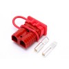 600V 175Amp 紅色外殼 2 路電池電源電纜連接器，帶紅色防塵蓋