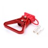 600V 175 Amp Red Case 2 Way Battery Power Cable Connector with Red Triangle Handle and Dustproof Cover
