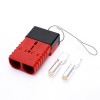600V 350Amp Red Housing 2 Way Battery Power Cable Connector with Black Plastic Internal Protective Cover