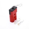 600V 350Amp Red Housing 2 Way Battery Power Cable Connector with Black Plastic Internal Protective Cover