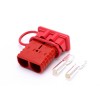 600V 350Amp 紅色外殼 2 路電池電源電纜連接器，帶紅色防塵蓋