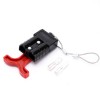 600V 50Amp Black Housing 2 Way Battery Power Cable Connector Red T-Bar Handle and Black Internal Protective
