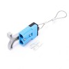 600V 50Amp Blue Housing 2 Way Battery Power Cable Connector Grey T-Bar Handle and Black Internal Protective