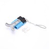 600V 50Amp Blue Housing 2 Way Battery Power Cable Connector Grey T-Bar Handle and Black Internal Protective