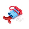 600 В, 50 А, синий корпус, 2-контактный разъем кабеля питания от батареи, красная Т-образная ручка и красная пылезащитная крышка.