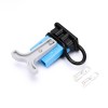 600V 50Amp BlueHousing 2 Way Battery Power Cable Connector Grey T-Bar Handle and Black Dustproof Cover