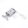 600V 50Amp Grey 2 Way Battery Power Cable Connector Grey T-Bar Handle and Black Protective Cover
