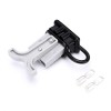 600V 50Amp Grey Housing 2 Way Battery Power Cable Connector Grey T-Bar Handle and Black Dustproof Cover