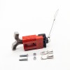 600V 50Amp Red Housing 2 Way Battery Power Cable Connector Grey T-Bar Handle and Black Internal Protective