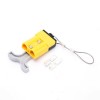 600V 50Amp Yellow Housing 2 Way Battery Power Cable Connector Grey T-Bar Handle and Black Internal Protecti