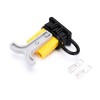 600 В, 50 ампер, желтый корпус, 2-контактный разъем кабеля питания от батареи, серая Т-образная ручка и черная пылезащитная крышка.