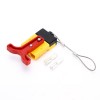 600V 50Amp Yellow Housing 2 Way Battery Power Cable Connector with T-Bar Handle and Protective