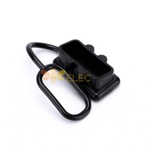 Black Rubber External Protective Dustproof Cover For 2 way 120A Power Connector احمر