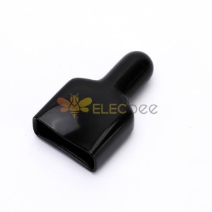 Black Waterproof Dust cable sleeve for 50A 2 Way connector