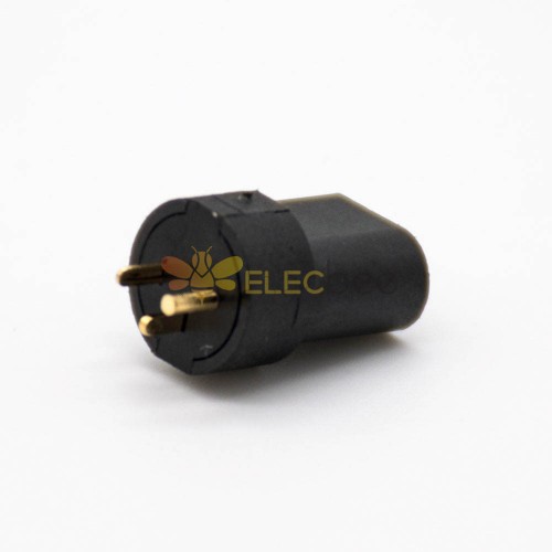 圓形DC插座3.8*1.3mm插孔直式貼片焊接不帶屏蔽公頭電源連接器