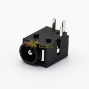 插座電源接口公座插孔貼片焊接彎式4.0*1.65毫米不帶屏蔽DC連接器