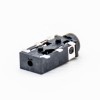 DC Female Connector Right Angle Solder Lug Unshiled Plastic Power Jack Through Hole