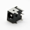 電源插座插孔公头貼片焊接5.5*2.0mm帶屏蔽彎式DC插座連接器