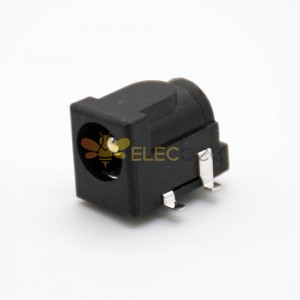 DC Power Connector Mâle Jack SMD Horizontal Solder Lug Right 5.5 '2.1mm Unshiled