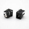 DC Power Connector Maschio Jack SMD Freccia Orizzontale Solder Destra 5.5 .2.1mm Unshiled