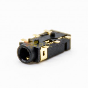 贴片dc插座不带屏蔽,塑料母插座弯式插孔贴片焊接DC电源连接器