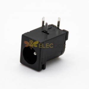DC Power Jack 5.5*2.1mm Male Through Hole solder Lug Right Connector Unshiled