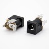 DC Power Jack Connector Male Socket Through Hole Unshiled 5.5*2.0mm solder Lug 180°
