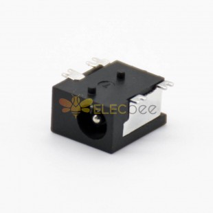 DC插座贴片水平贴片焊接公头不带屏蔽5.5*2.5贴板连接器