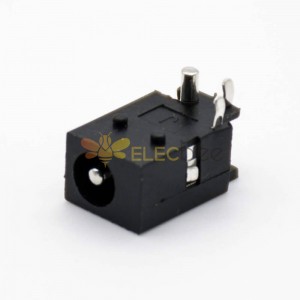 DC Power Jack soudure Lug Unshiled Male Through Hole Right Connector 4.4 -1.65mm