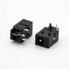DC Power Jack solder Lug Unshiled Male Through Hole Right Connector 4.4*1.65mm