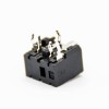 DC Power Jack Through Hole Solder Lug Unshiled DC Power Connector Right Angle Plastic