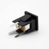 DC Power Socket Conector Masculino Jack 2.1*5.5 Através buraco solder Lug Unshiled Straight