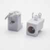 DC Power Socket Connector Male Jack Through Hole Solder Lug Unshiled 5.5*2.0mm Right Angle