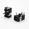 DC Power Supply Connector Male Jack Through Hole Solder Lug 4.5*1.65 Right Angle Unshiled