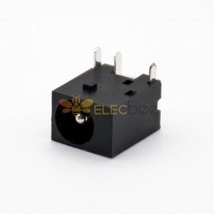 DC Power Supply Socket Male solder Lug Right Through Hole Unshiled Jack Connector