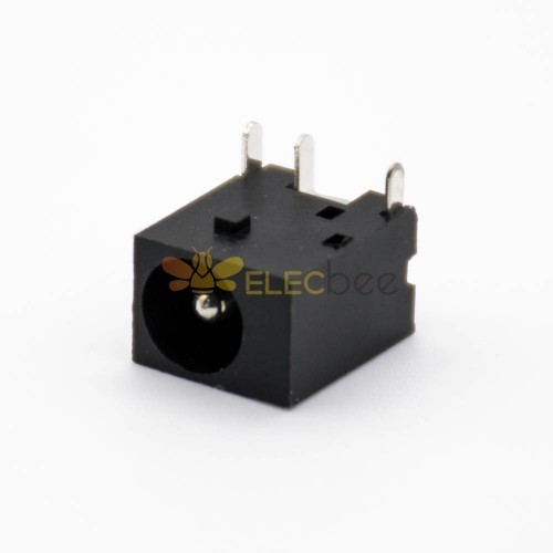 DC Power Supply Socket Male solder Lug Right Through Hole Unshiled Jack Connector