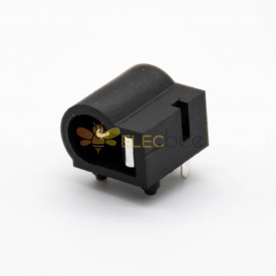 DC Socket Jack 5.5*2.1 Right Unshiled Male Through Hole solder Lug Connector