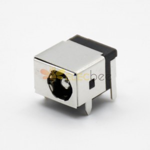 Metal Power Socket Box Through Hole Solder Lug 5.5 '2.1mm Shiled Right Angle Male Jack Connector